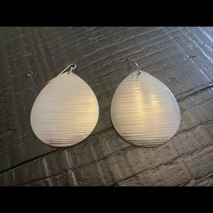 Silver earrings -dangle